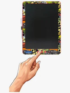 Kreativt Legetøj|Lexibook Flerfarvet E-Ink Tegnetablet med Stenciler 14 Tommer