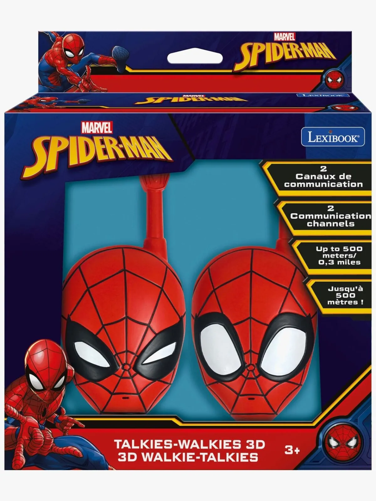 Elektronik & Media|MarvelSpiderMan Lexibook Marvel Spider-Man 3D Walkie Talkies