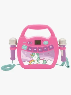 Elektronik & Media|Lexibook Unicorn Karaokemaskine, Lyserød