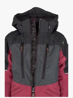 Vintertøj|Lindberg Alpine Vinterjakke, Black/Cerise Lyserød