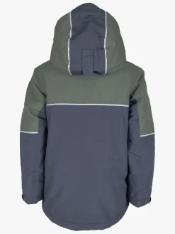 Børn Lindberg Vintertøj-Alpine Vinterjakke, Grøn/Blå