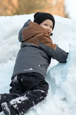 Vintertøj|Lindberg Alpine Vinterjakke, Cayenne/Anhracite