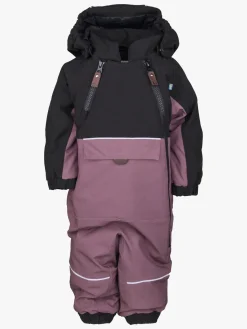 Flyverdragter|Lindberg Anorak Babyflyverdragt, Dusty Mauve Lilla/Sort