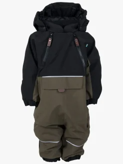 Overtøj|Lindberg Anorak Babyflyverdragt, Walnut Brun/Sort