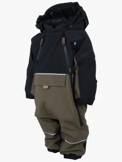 Overtøj|Lindberg Anorak Babyflyverdragt, Walnut Brun/Sort