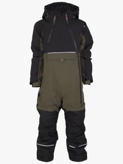 Flyverdragter|Lindberg Anorak Flyverdragt, Walnut Grøn/Sort