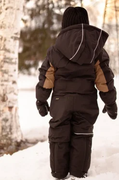 Flyverdragter|Lindberg Anorak Flyverdragt, Potato Brun/Sort