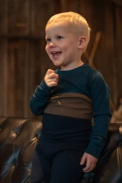 Undertøj|Uldtøj|Lindberg Bamboo Merino Skiundertøj, Blue/Navy