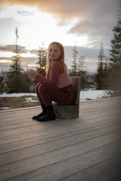 Undertøj|Uldtøj|Lindberg Bamboo Merino Skiundertøj, Blush/Rose