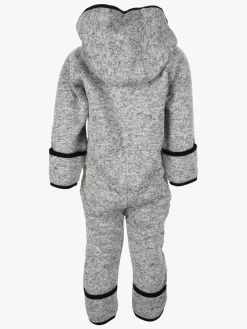 Børn Lindberg Fleecetøj-Bormio Fleecedragt, Grey Melange