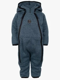 Børn Lindberg Fleecetøj-Bormio Vindtæt Fleecedragt, Blå