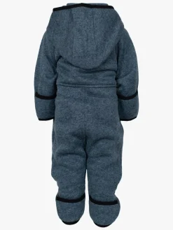 Børn Lindberg Fleecetøj-Bormio Vindtæt Fleecedragt, Blå