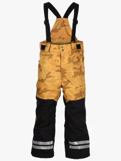 Termotøj|Vintertøj|Lindberg Camo Overtræksbukser, Yellow Gul/Sort