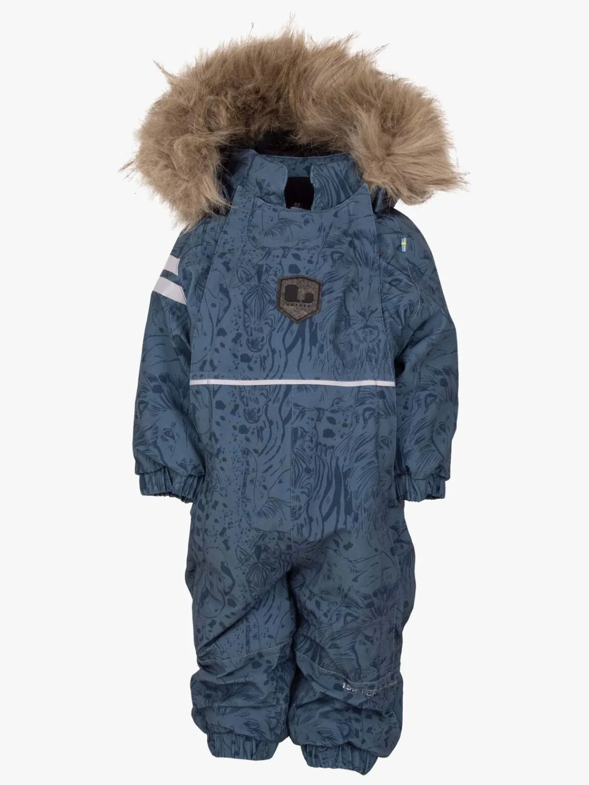 Børn Lindberg Flyverdragter|Overtøj-Colden Babyflyverdragt, Denim/Blå