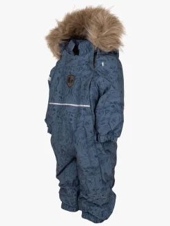 Børn Lindberg Flyverdragter|Overtøj-Colden Babyflyverdragt, Denim/Blå