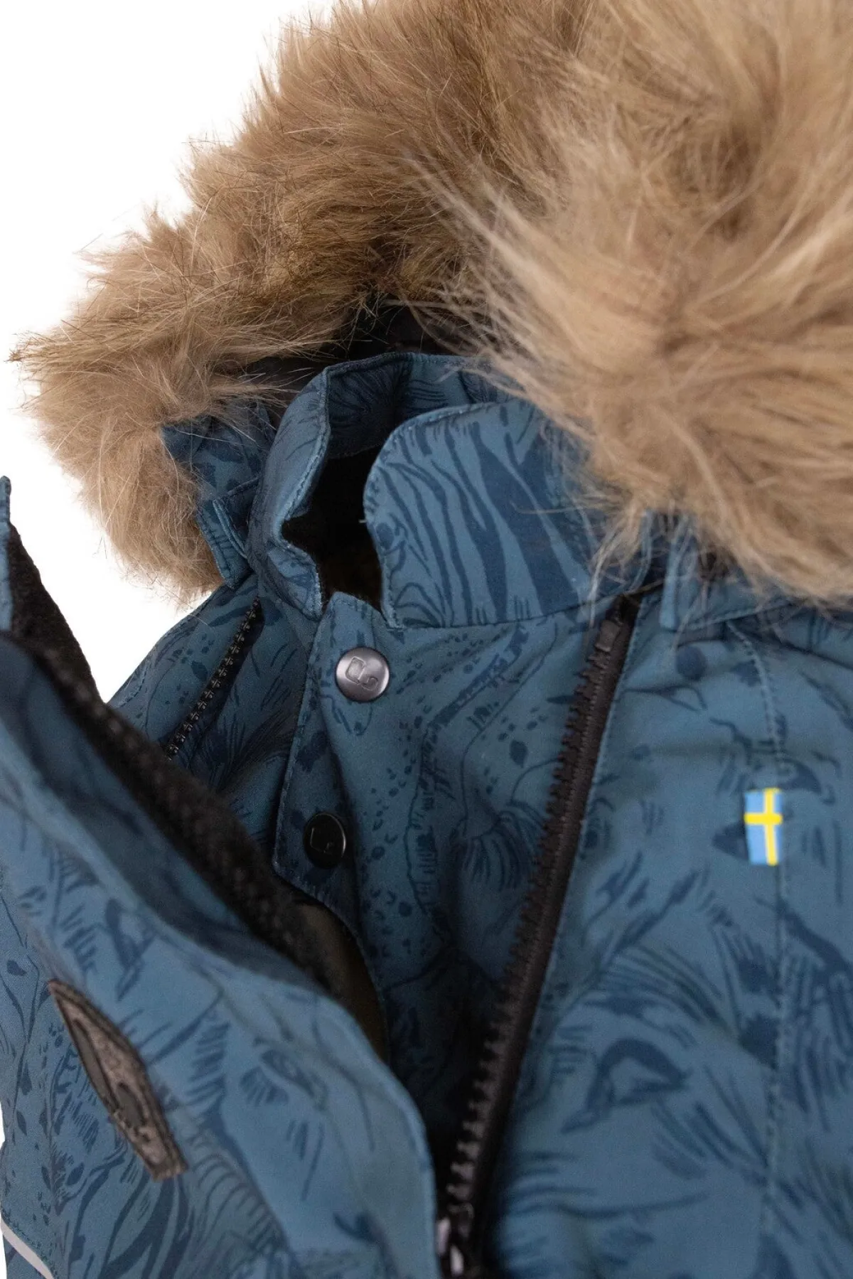 Børn Lindberg Flyverdragter|Overtøj-Colden Babyflyverdragt, Denim/Blå