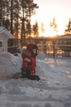 Børn Lindberg Overtøj-Colden Flyverdragt, Rød