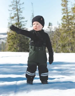 Termotøj|Vintertøj|Lindberg Colden Overtræksbukser, Grøn Grøn/Sort
