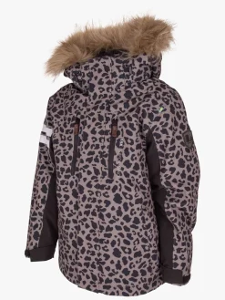 Børn Lindberg Vintertøj-Colden Vinterjakke, Latte/Black