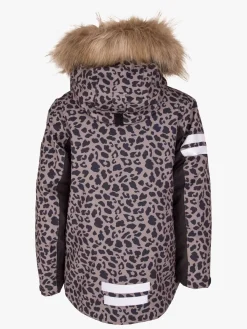 Børn Lindberg Vintertøj-Colden Vinterjakke, Latte/Black