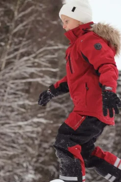 Børn Lindberg Vintertøj-Colden Vinterjakke, Rød