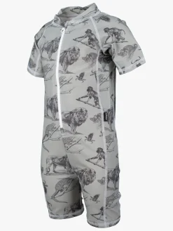 Uv & Strand|Lindberg Cyprus UV-Dragt, Mint Green/Grey