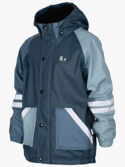 Regntøj|Lindberg Fagerhult Foret Regnsæt, Iron Blue/Blue