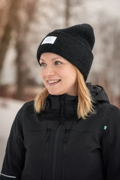 Uldtøj|Tilbehør|Lindberg Haven Reflekterende Hue, Sort