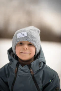 Børn Lindberg Uldtøj|Tilbehør-Haven Reflekterende Hue, Grå