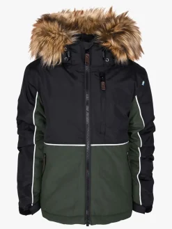 Vintertøj|Lindberg Keb Vinterjakke, Grøn Grøn/Sort