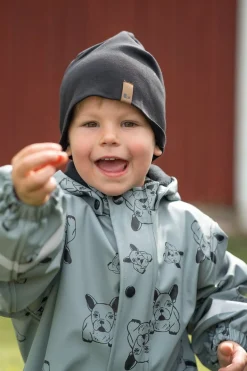 Regntøj|Lindberg Lekhyttan Foret Regndragt, Grey/Black