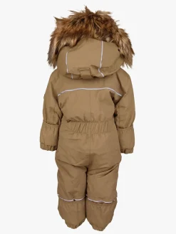 Overtøj|Lindberg Lofoten Babyflyverdragt, Potato Brun