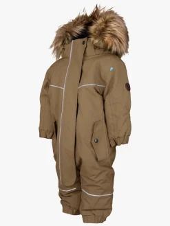Overtøj|Lindberg Lofoten Babyflyverdragt, Potato Brun