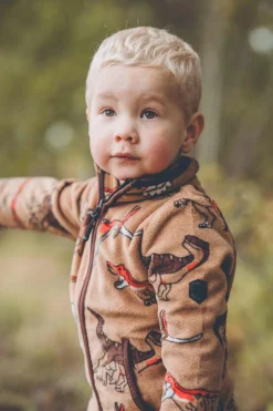 Fleecetøj|Lindberg Luleå Fleecetrøje, Lyse Brun