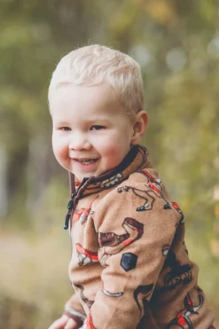 Fleecetøj|Lindberg Luleå Fleecetrøje, Lyse Brun