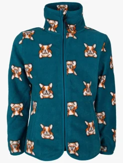 Fleecetøj|Lindberg Luleå Fleecetrøje, Dark Teal Grøn/Blå