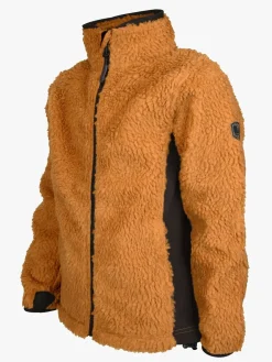 Fleecetøj|Lindberg Muddus Fleecetrøje, Camel Gul