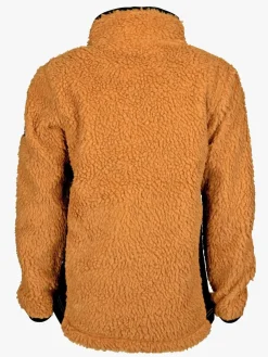 Fleecetøj|Lindberg Muddus Fleecetrøje, Camel Gul