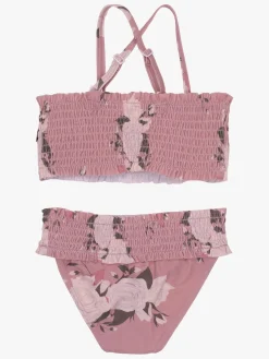 Uv & Strand|Lindberg Norah Bikini, Dusty Mauve Lyserød/Hvid