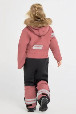 Børn Lindberg Overtøj-Polar Flyverdragt, Mørkepink