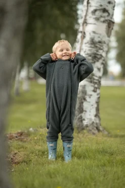 Børn Lindberg Fleecetøj-Ramund Fleecedragt, Green