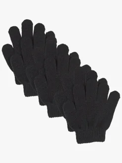 Børn Lindberg Tilbehør-Åsbro Vanter 3-pak, Black