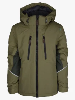 Børn Lindberg Vintertøj-Snowpeak Vinterjakke, Olive