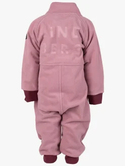Fleecetøj|Lindberg Stormy Vindtæt Fleecedragt, Rose Lyserød