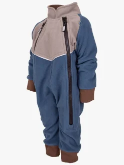 Fleecetøj|Lindberg Stormy Vindtæt Fleecedragt, Grå/Mørkeblå Blå/Grå