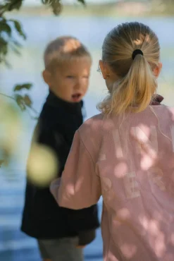Børn Lindberg Fleecetøj-Stormy  Vindtæt Vindtæt Fleecetrøje, Rose