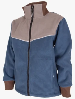 Fleecetøj|Lindberg Stormy Vindtæt Vindtæt Fleecetrøje, Grå/Mørkeblå Blå