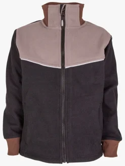 Fleecetøj|Lindberg Stormy Vindtæt Vindtæt Fleecetrøje, /Grå Sort