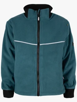 Børn Lindberg Fleecetøj-Stormy  Vindtæt Vindtæt Fleecetrøje, Dark Teal