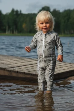 Børn Lindberg Uv & Strand-Summer UV-Dragt, Mint Green/Grey